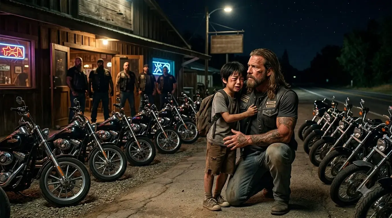 A Child Asked A Biker For Protection — Within Minutes, Dozens Of Hells Angels Surrounded