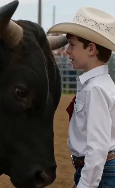 Part 2 : The arena went silent in waves as Ranger closed the distance. The crowd screamed for the boy to run, but he didn’t move. Tears ran down his face as he stood his ground.