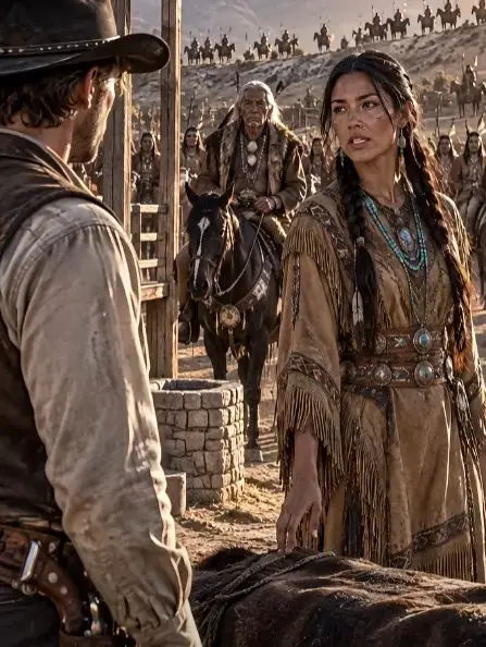 HE GAVE WATER TO A GIANT APACHE WOMAN—BY SUNRISE, 300 WARRIORS HAD SURROUNDED HIS RANCH