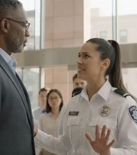 Security Guard Blocked an Elderly Man at the Elevator—Then His Phone Rang