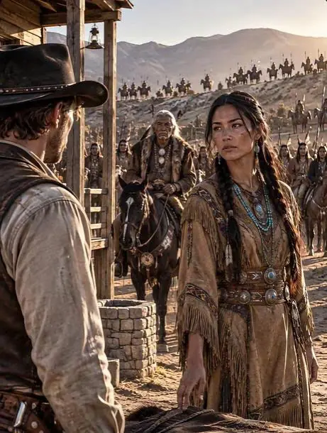 THE WATER BEARER OF COLD SPRINGS: How One Act of Mercy to a Giant Apache Warrior Saved a Lonely Rancher from an Empire of Blood and Forged the Unbreakable Shadow Treaty of the Arizona Badlands.