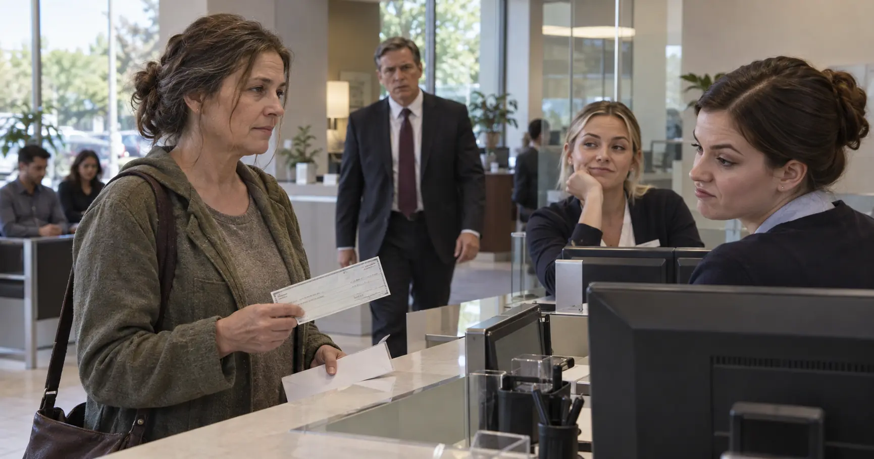 They Laughed at Her $5.2 Million Check — Then the Bank Learned Why She Was Really There