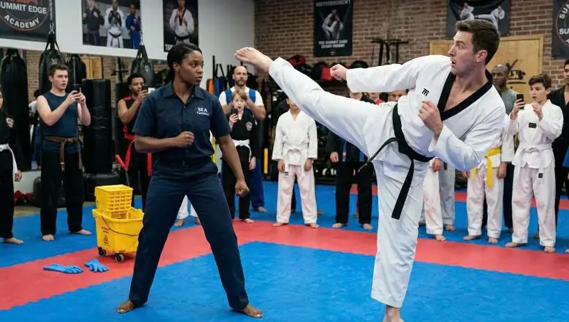 Unaware Black Woman Was an Undefeated Champion, Black Belt Dared Her to Fight "for Fun" — Regretted It