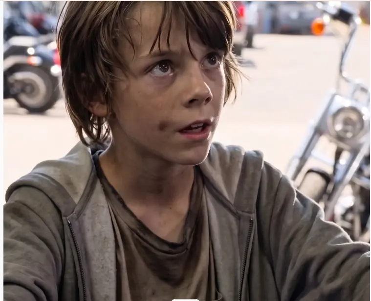 The Boy Who Walked Into a Biker Garage and Asked to Stay — Two Days Later, They Found His Father’s Name Behind the Wall