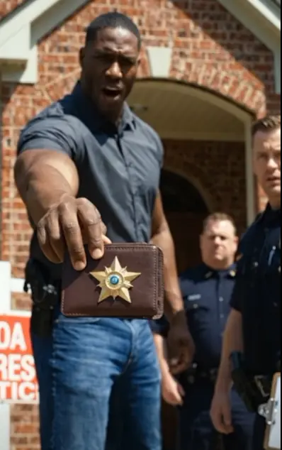 THE BADGE BEHIND THE DOOR