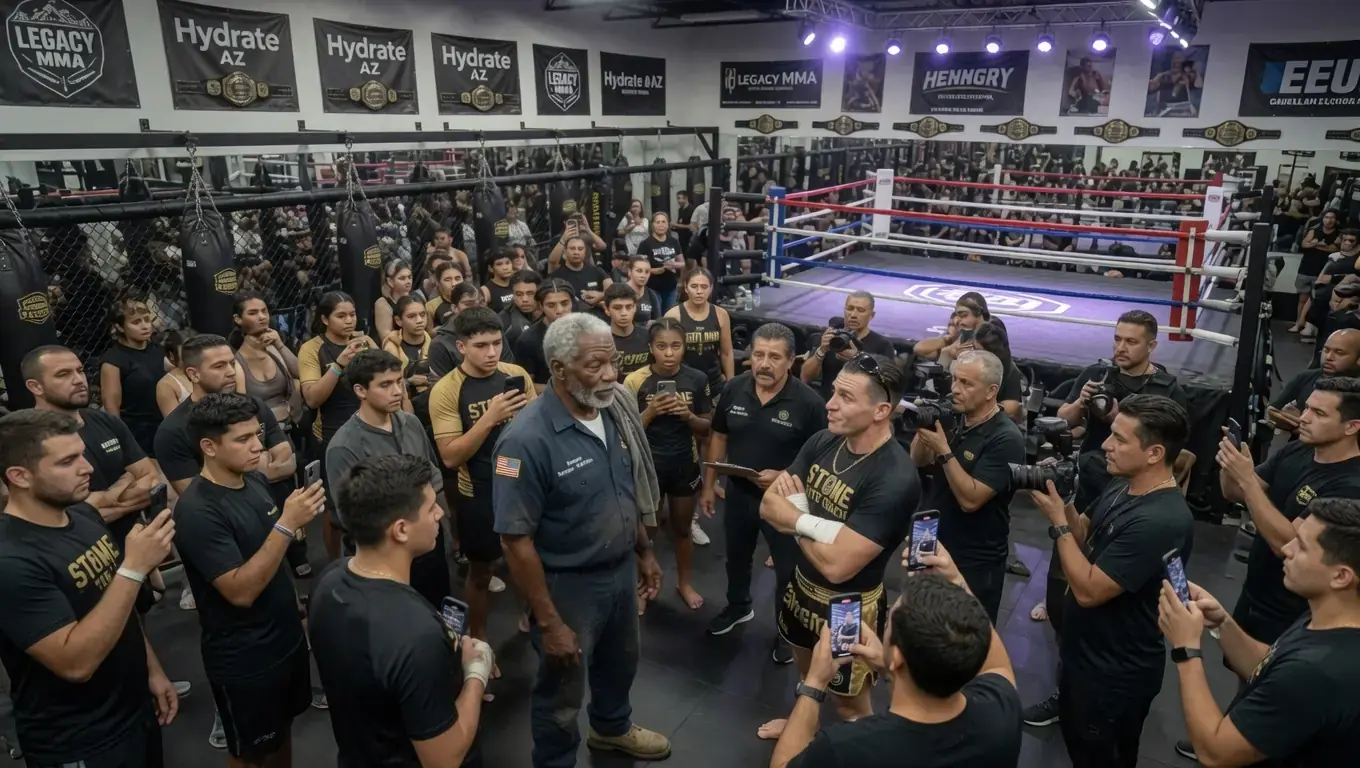A GYM OWNER MOCKED A BLACK JANITOR FOR THREE YEARS — THEN HE STEPPED INTO THE RING