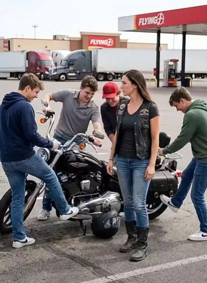 They Trashed the Woman's Harley in the Lot — Then She Quietly Made One Phone Call