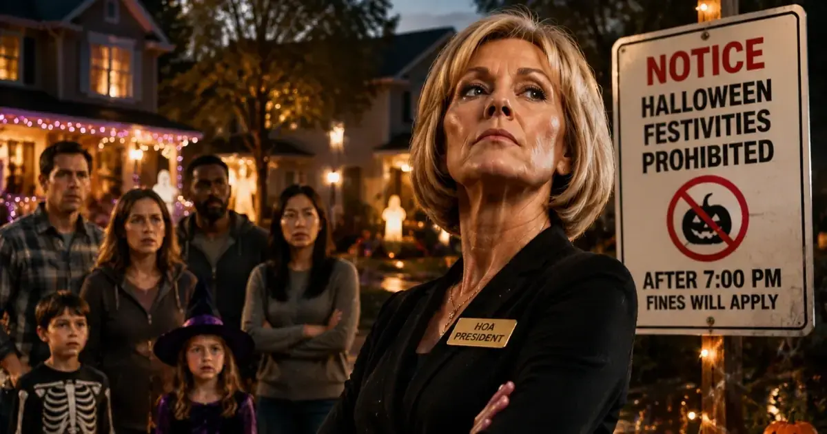 Karen Shut Down Our Halloween Night — She Never Expected the Entire Neighborhood to Turn Against Her
