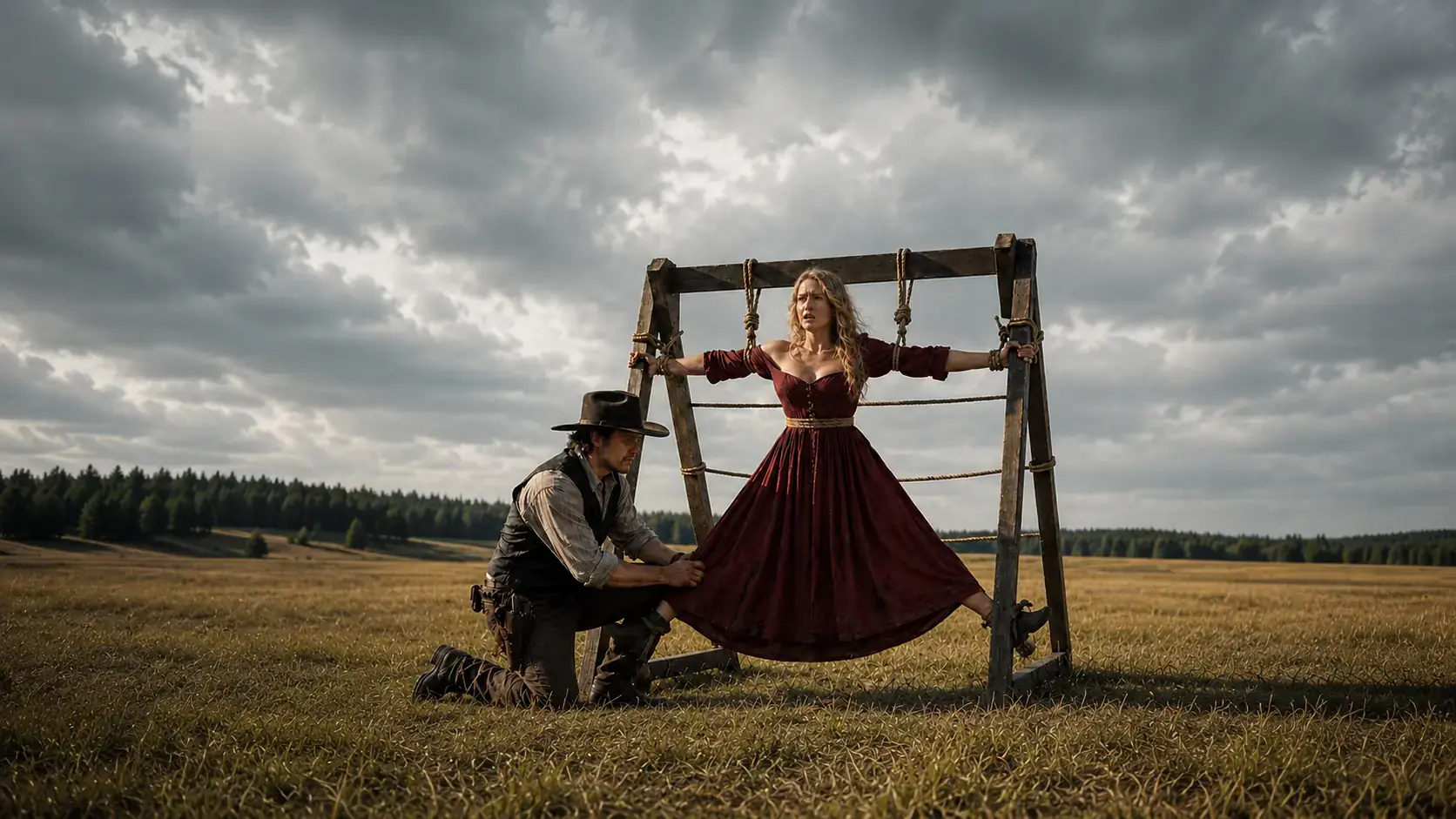 She Begged Them Not To Lift Her Veil - When It Fell, The Whole Town Went Silent.