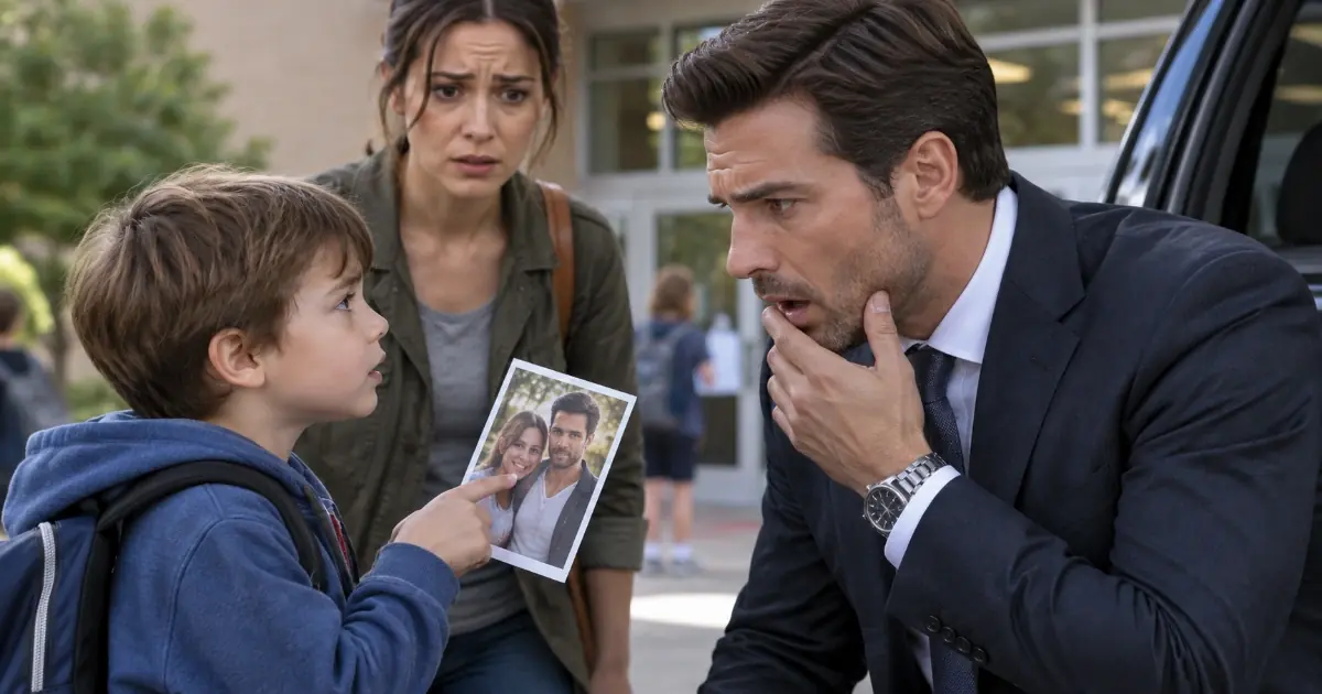 A Little Boy Asked, ‘Are You My Dad?’ — Then the Photo in His Backpack Exposed a Nine-Year Secret