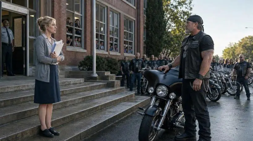 A Teacher Paid For A Biker's Meal — The Next Morning, 180 Hells Angels Showed Up At School