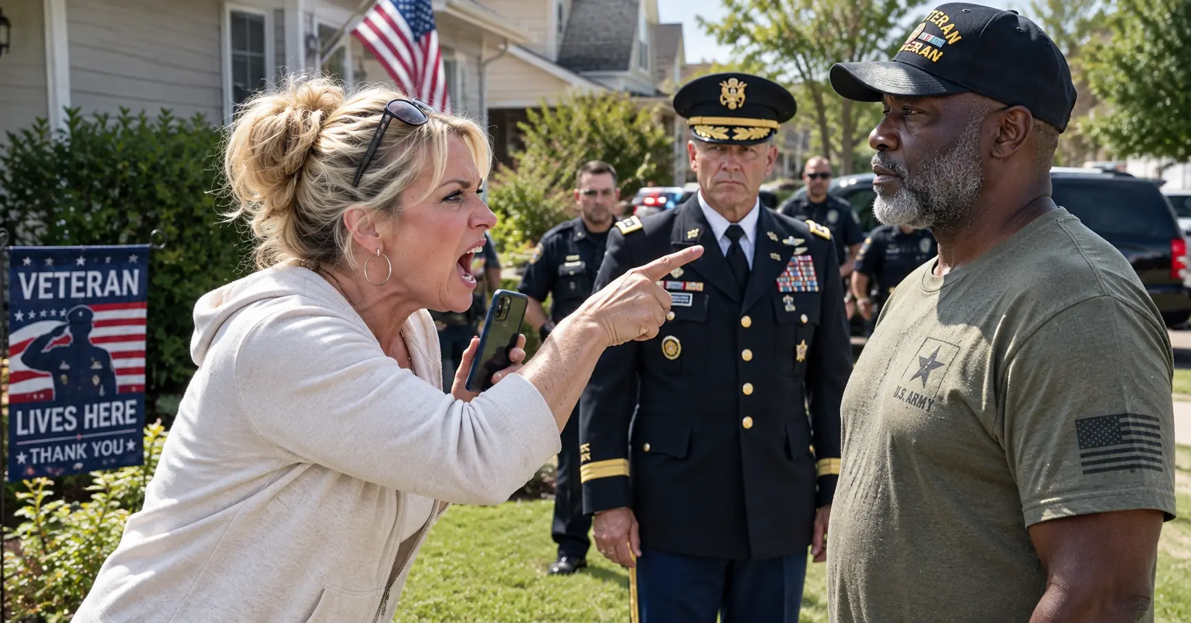 HOA Karen Called Police on a Black Veteran in His Own Yard - Then a Four-Star General Pulled Up
