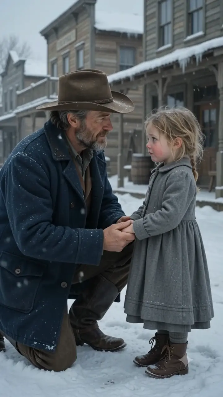 The Town Left Her to Freeze, But One Lonely Cowboy Stopped — Twenty Years Later, the Truth About Her Mother Finally Came Home