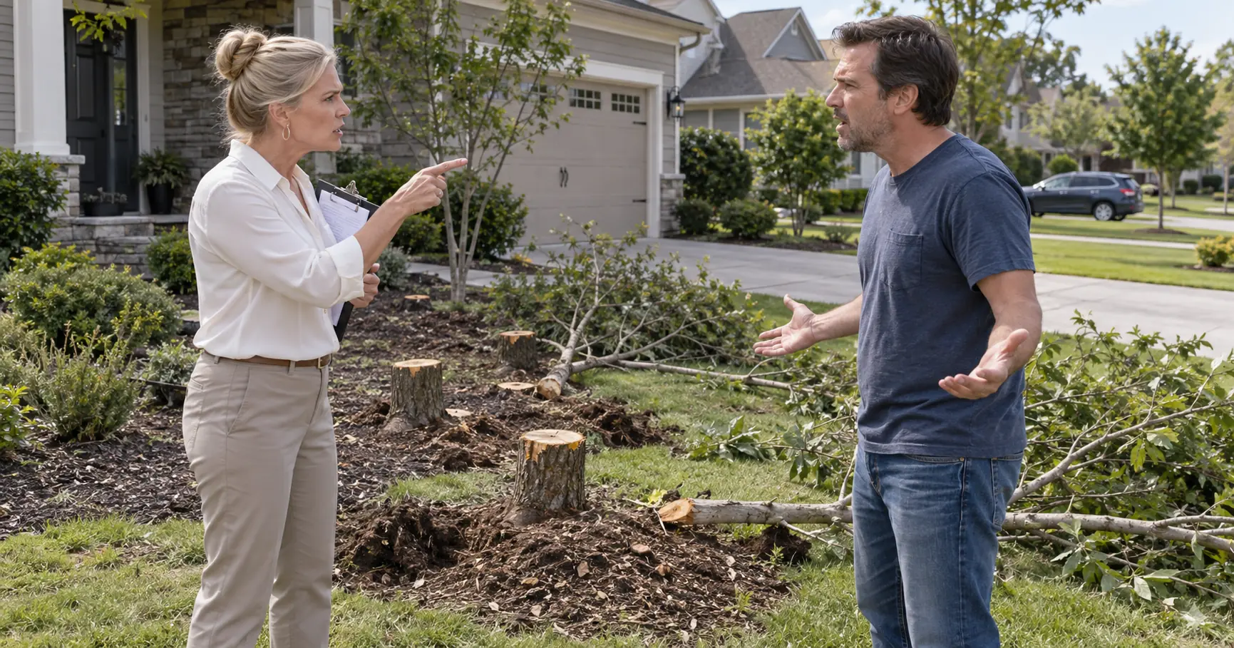 HOA Karen Cut Down the Young Trees Along My Driveway — Then the City Arborist Found the Plan She Tried to Hide