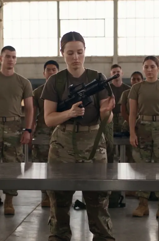 They Laughed at the Woman Who Arrived in a Broken Truck. Then One Mark on Her Shoulder Made a Colonel Stand at Attention.
