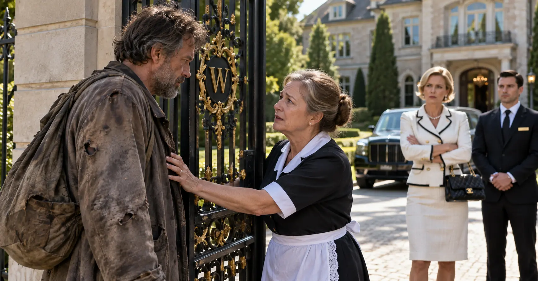 A Billionaire Came Home Dressed Like a Homeless Man — Only the Housekeeper Opened the Gate