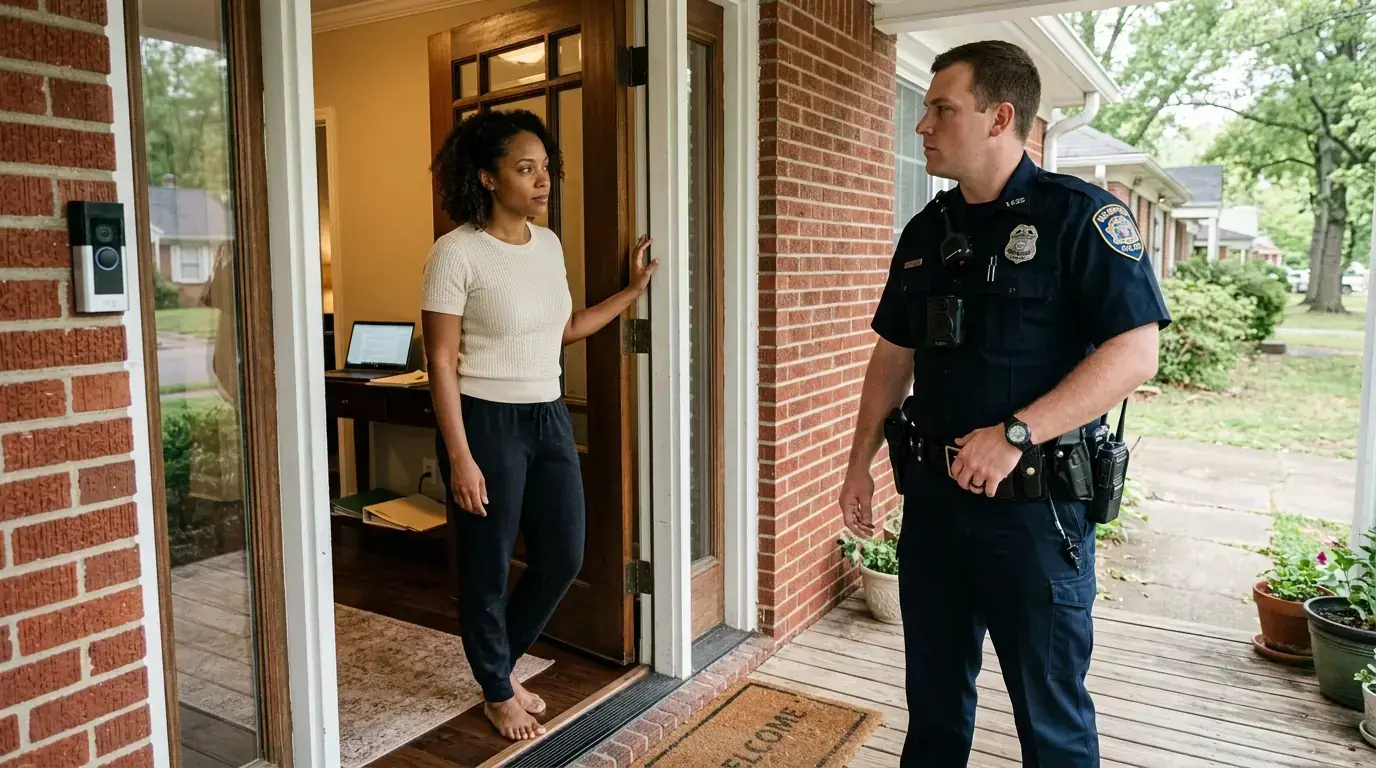 A Cop Ordered a Black Woman Out of Her Own Home — Then She Asked Him to Repeat the Threat for the Camera