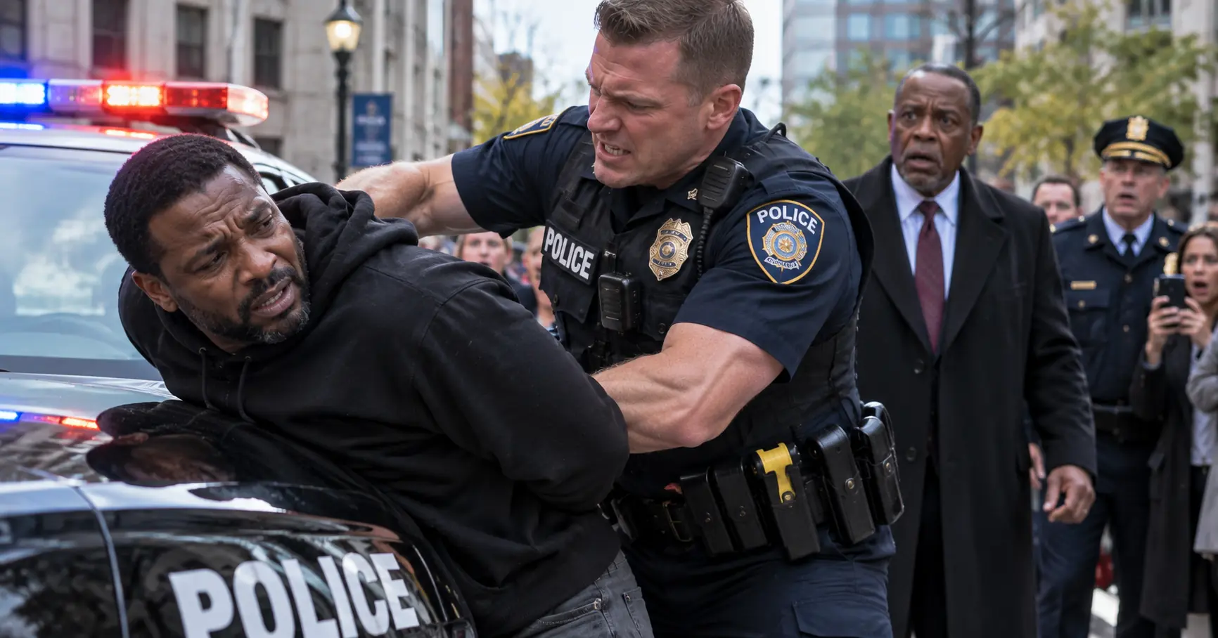 Officer Slammed a Black Man in a Hoodie Against a Cruiser - Then the Desk Sergeant Whispered, 'That's the Mayor'