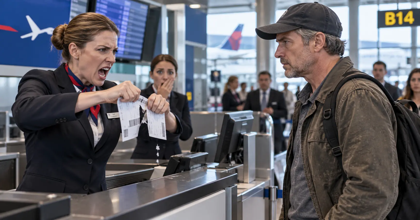 Airline Agent Tore His Ticket at Check-In—Then the Airport System Displayed His Clearance