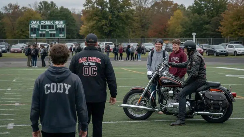 That Boy Has Been Limping All Week — Coach Finally Called His Biker Brother