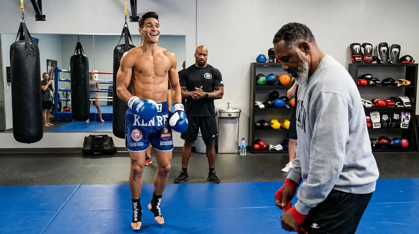 The Champion Picked the Wrong Man for a Friendly Spar — One Move Silenced the Whole Gym