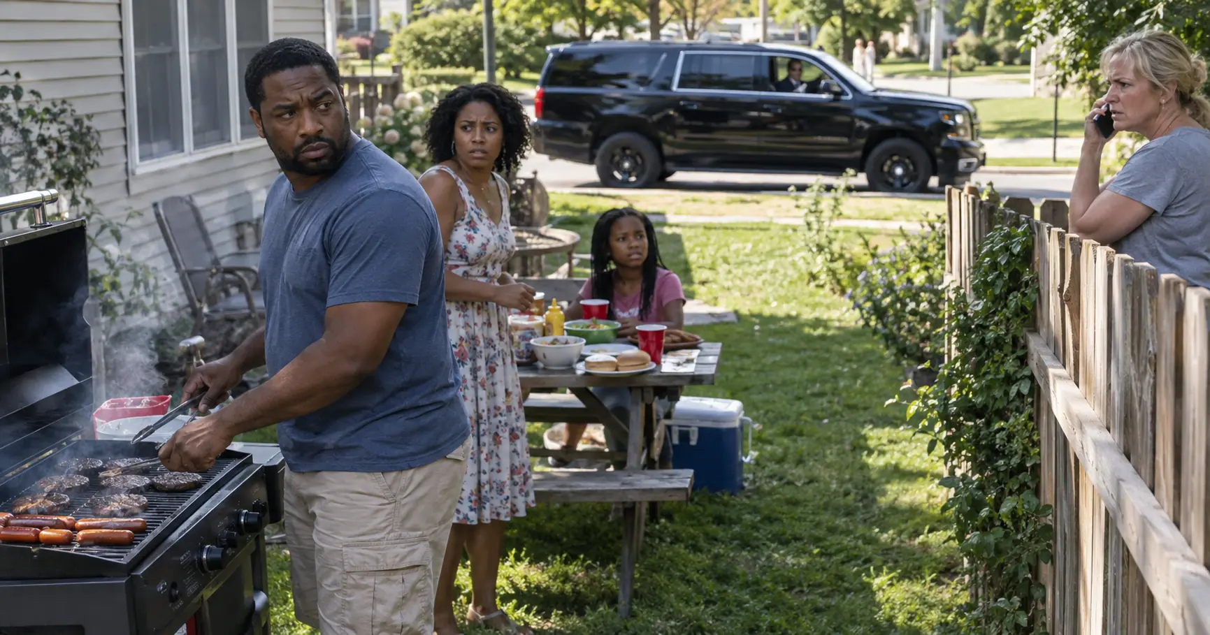 White Neighbor Called 911 on a Black Family's Backyard Cookout - Then a Black SUV Stopped at the Curb