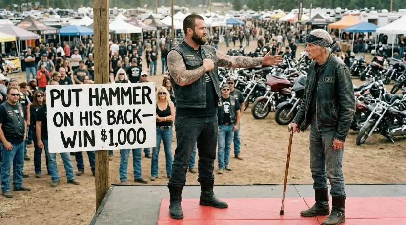 “$1,000 to Anyone Who Can Put Me on My Back” — Then an Old Man With a Cane Stepped Forward