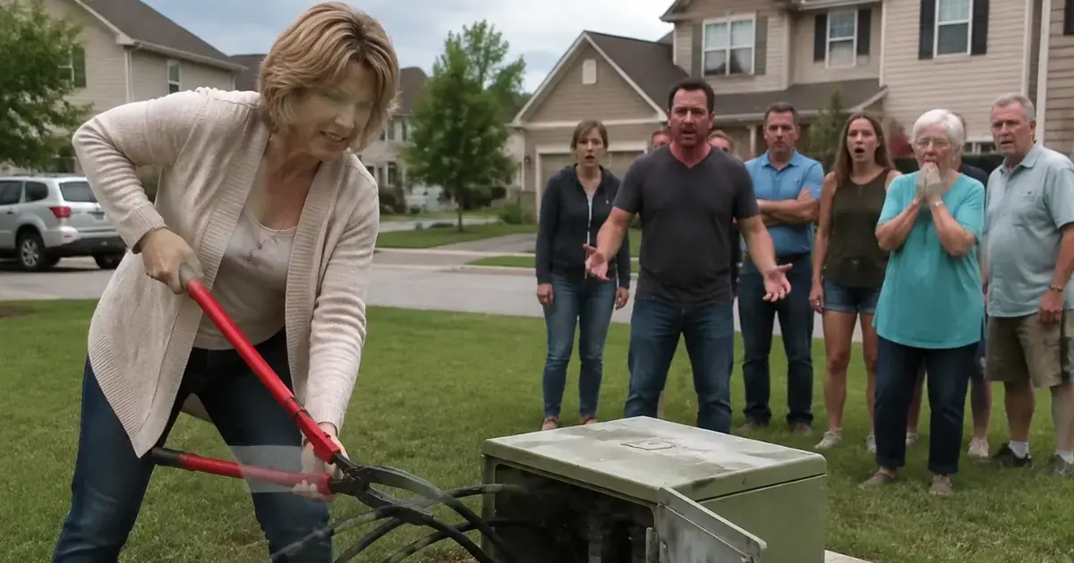 Karen Cut The Power Cable To Punish My House — She Blacked Out The Entire Neighborhood