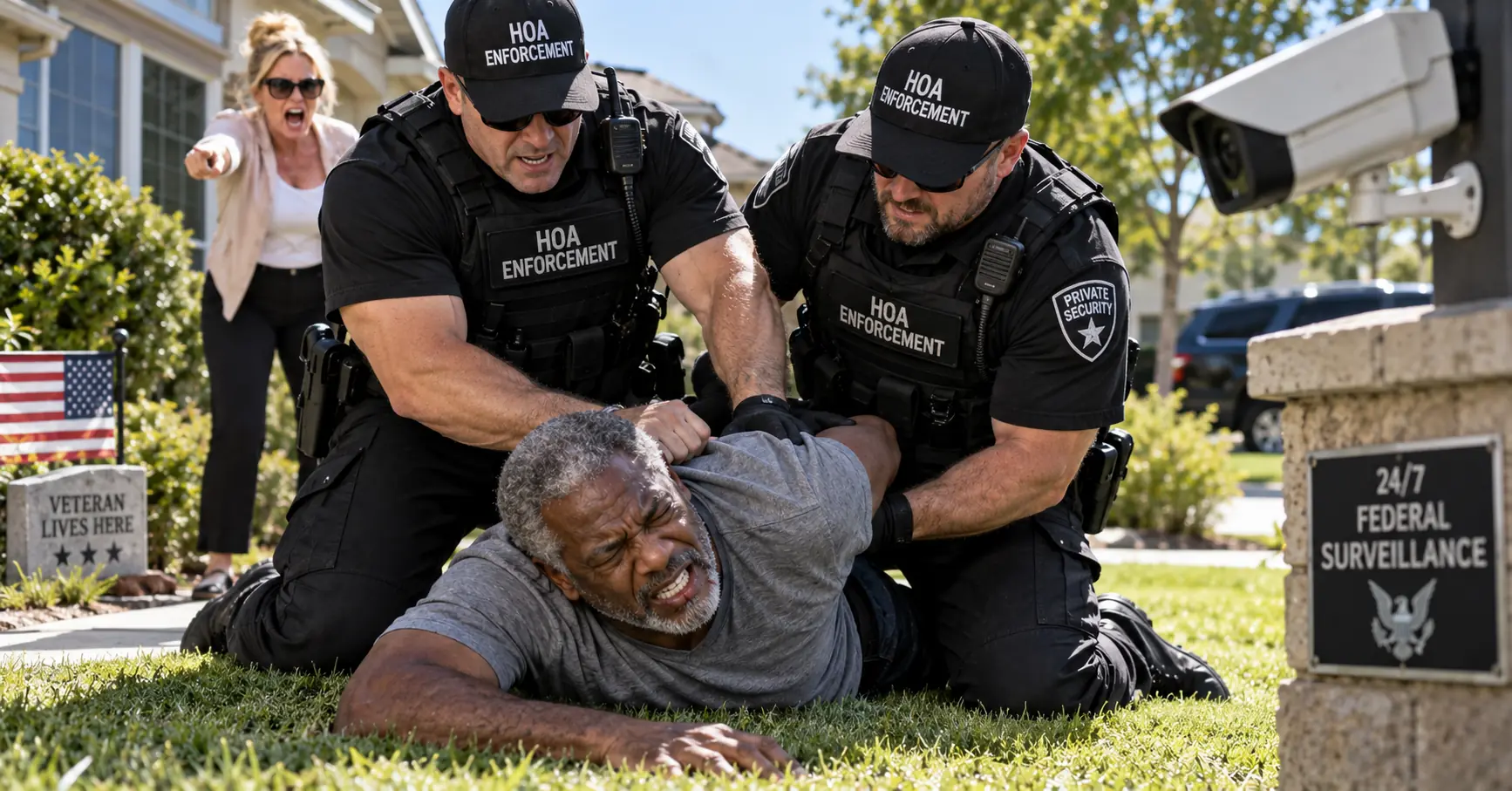 Fake HOA Officers Beat a Retired Black FBI Agent on His Own Lawn — Then Federal Cameras Showed Who Sent Them