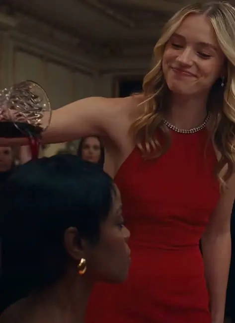 She Poured Red Wine Over My Dress For The Cameras, But My Briefcase Held Her Family's Ruin