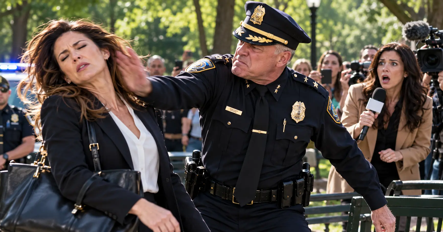 Police Chief Slapped a Woman in the Park - Then a Reporter Shouted, 'That's the Chief Judge'