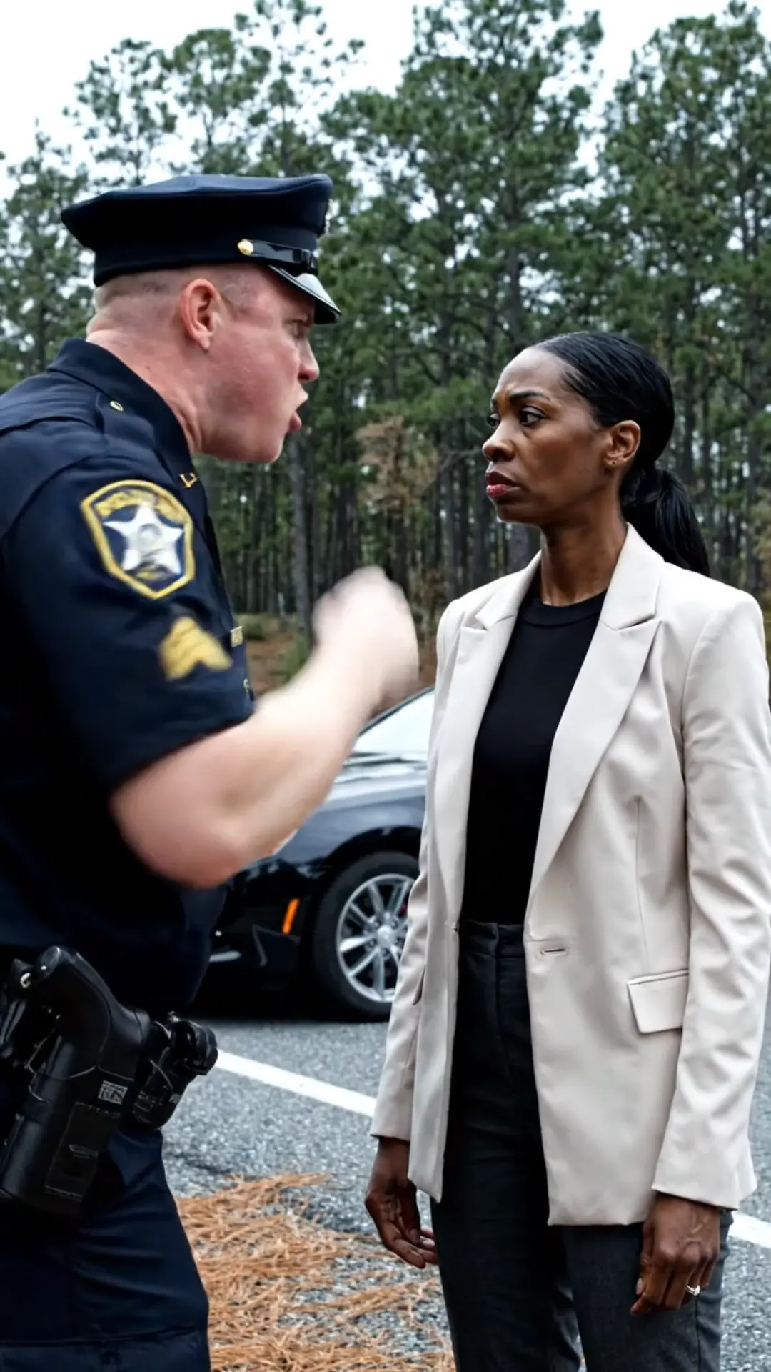 The Deputy Smashed Every Window in a Black Woman’s Bentley — At Midnight, He Learned She Was His New Sheriff