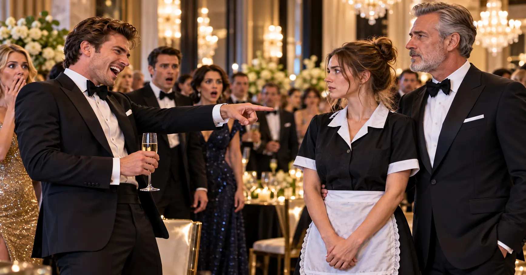 Billionaire Invited His Poor Cleaner to a Gala as a Joke — Then Her Arrival Silenced the Room