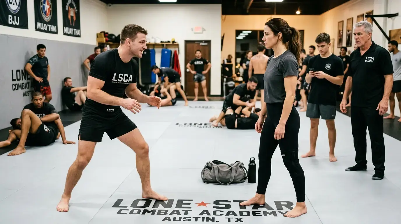 A Cocky Fighter Challenged the New Woman “Just for Fun” — Then He Was the One Tapping Out