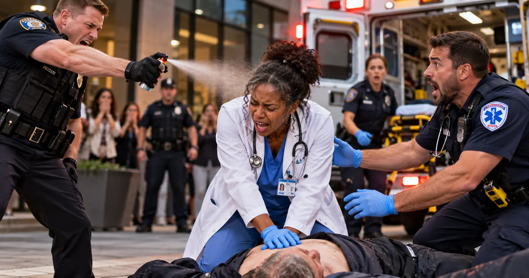 Cop Pepper-Sprayed a Doctor Performing CPR — Then the Paramedic Looked at Him and Said, ‘You Just Blinded the Trauma Director’