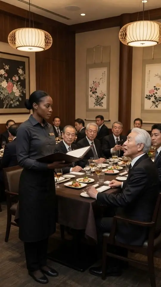 Japanese Billionaire CEO Orders In a Foreign Language To Humiliate Black Waitress—Her Reply SHOCKED