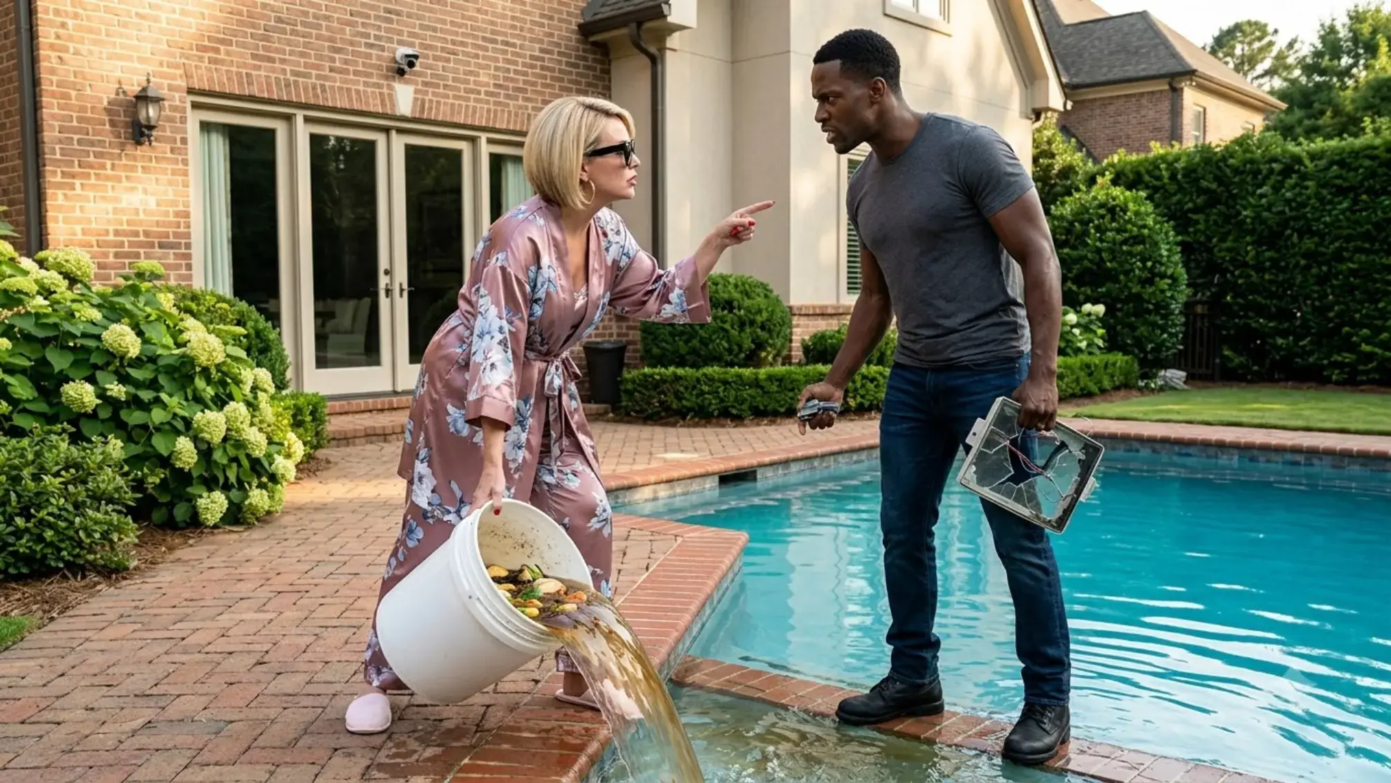 HOA President Dumped Rotten Food Into a Black Homeowner’s Pool — Then Her Master Key Exposed a Bigger Crime at the Police Station