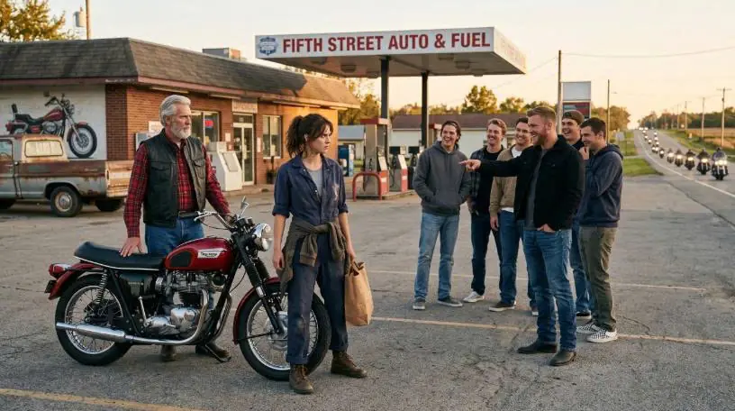 Girl Mechanic Saves Biker From 6 Bullies In 8 Seconds — Then 1500 Hells Angels Came For Her