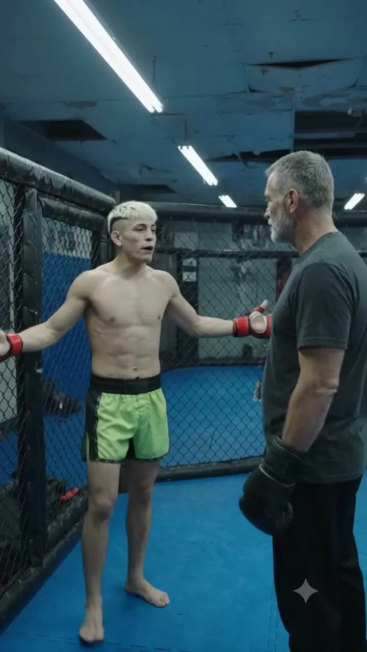 “You Won’t Last Three Minutes,” the Young Fighter Laughed — The Old Man Quietly Stepped Onto the Mat