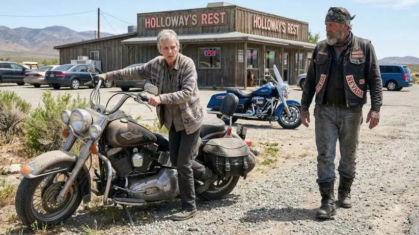 “Can You Ride?” the Old Lady Asked a Tattooed Stranger — Then He Started His Harley