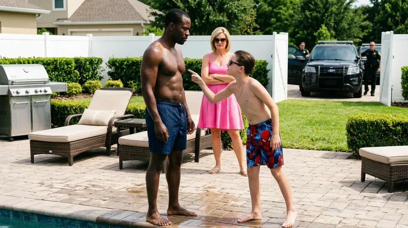 HOA President Sent Her Son to Throw a Man Out of His Own Pool — Then Two Unmarked SUVs Rolled Up