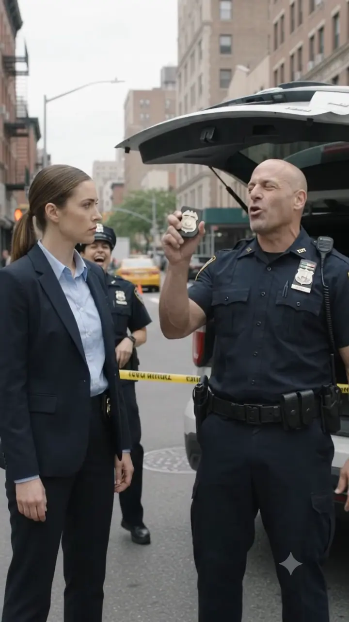 A POLICE OFFICER MOCKED A WOMAN’S FBI BADGE IN FRONT OF HIS SUBORDINATES — THEN SHE WARNED HIM HE HAD ONLY 4 MINUTES BEFORE DISASTER STRUCK.
