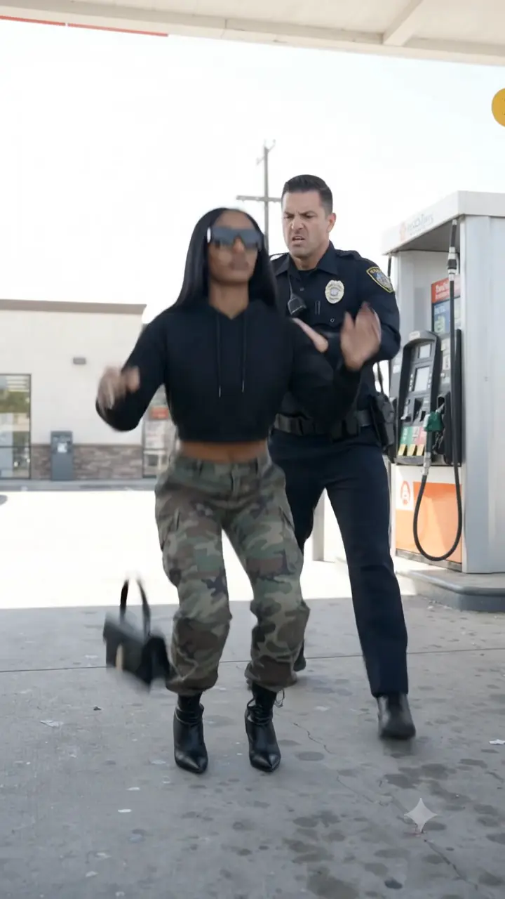 Cops Forced a Woman to Her Knees at a Gas Station — Then One ID Card Made the Entire Scene Go Silent