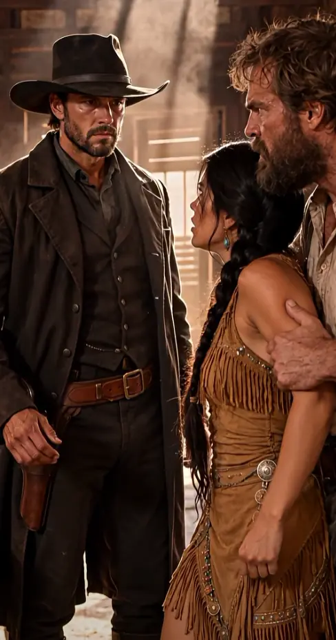NO ONE HELPED THE APACHE GIRL—UNTIL A LONE COWBOY WALKED INTO THE SALOON… THEN HE RECOGNIZED THE “STOLEN” WATCH 😱⌚