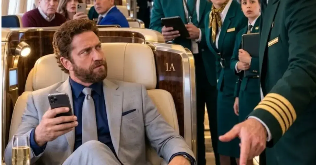While I was sitting in seat 1A waiting for Northstar Airways Flight 418 to depart, the captain stepped into first class