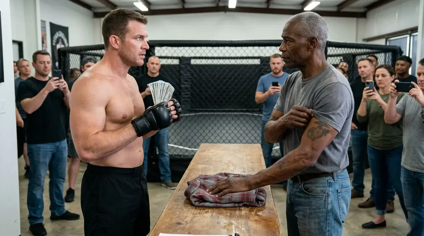 "$20,000 to Anyone Who Can Take Me Down" — Gym Went Silent When the Old Man Rolled Up His Sleeves