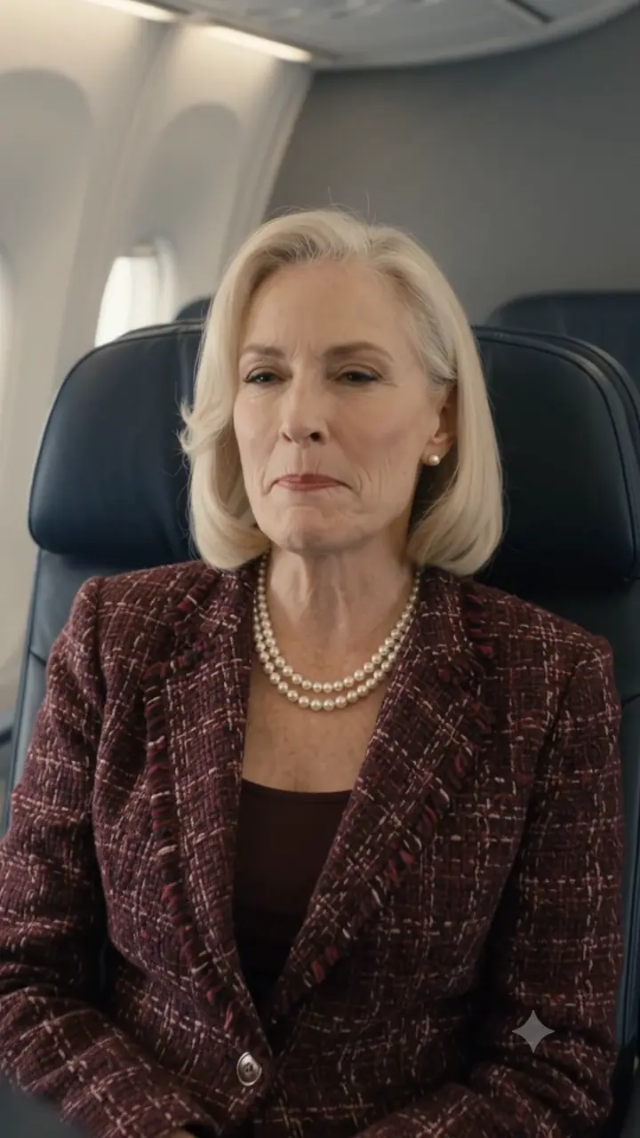 While I was sitting in seat 1A waiting for Northstar Airways Flight 418 to depart, the captain stepped into first class
