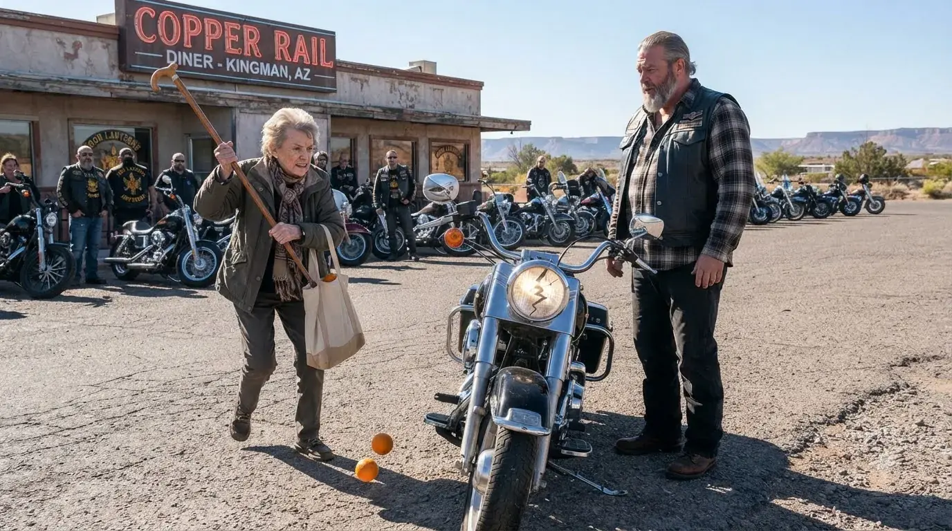 82-Year-Old Woman Smashed a Biker’s Harley With Her Cane — Then She Saw the Crack in the Headlight