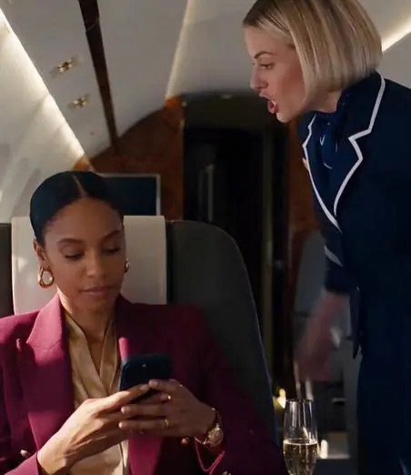 While I was sitting in seat 1A on my own airline, a flight attendant pointed toward the economy cabin and said, "You need to leave first class.