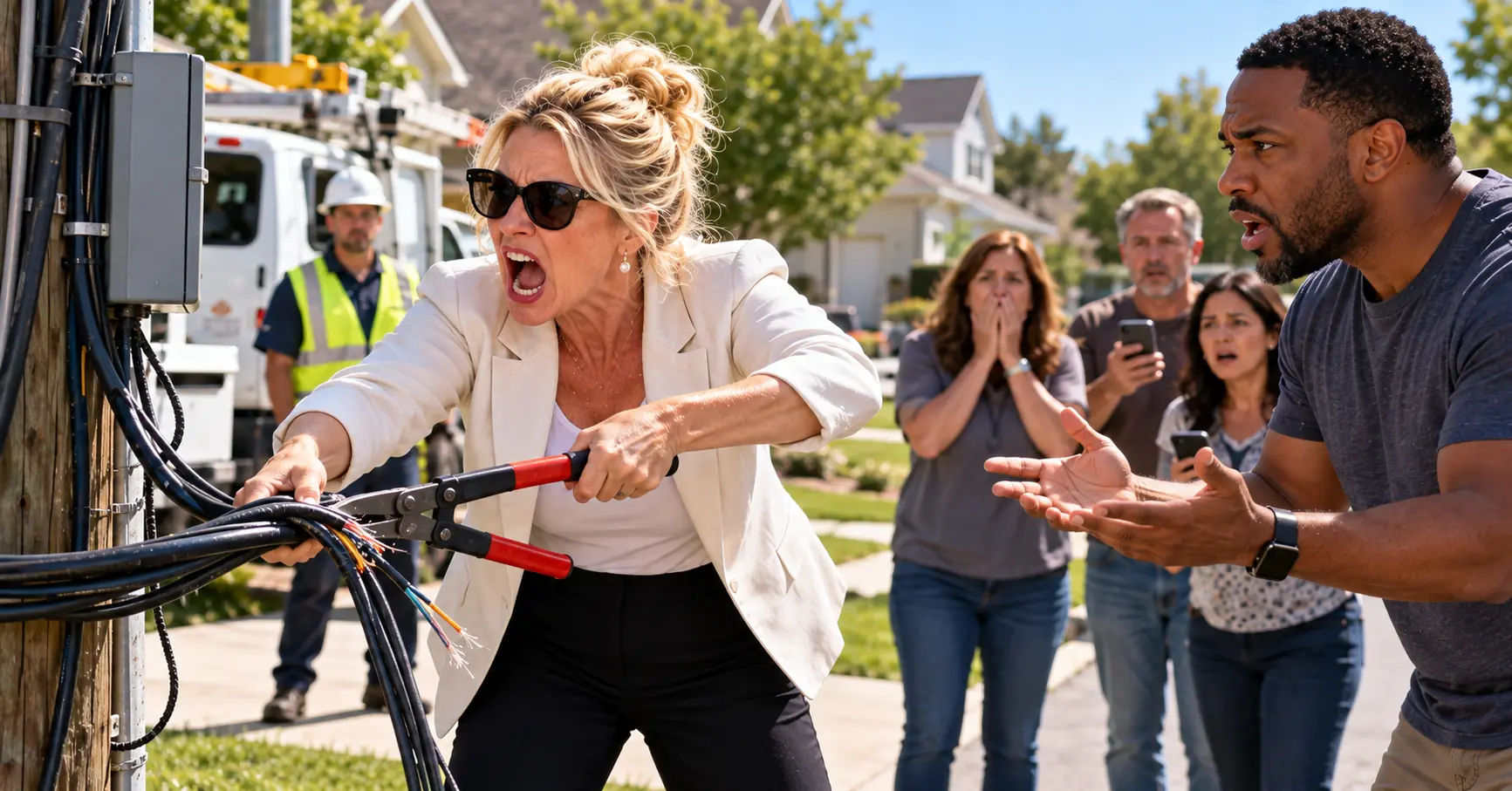 The HOA President Cut My Fiber Line to “Clean Up” the Street — Then the Whole Neighborhood Went Offline